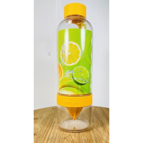 Citrus Zinger 28 Oz Water Bottle Infuser Orange And Yellow BPA EA Free New NWT - Picture 2 of 7